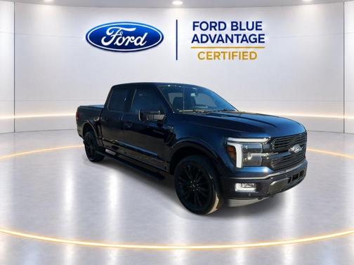 Antimatter Blue Metallic 2024 Ford F-150 Platinum