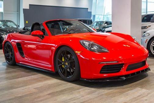 Red 2019 Porsche 718 Boxster Base