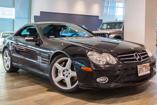 Black 2008 Mercedes-Benz SL-Class Convertible