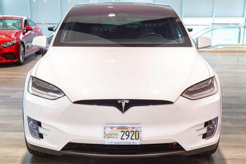 Pearl White Multi 2019 Tesla Model X Long Range