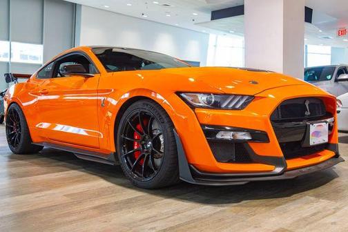 Orange 2020 Ford Shelby GT500 Base