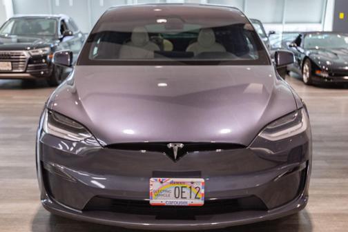 Gray 2023 Tesla Model X Plaid