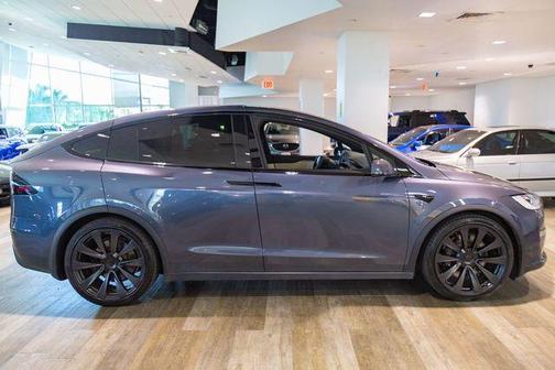 Gray 2023 Tesla Model X Plaid