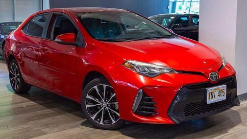 Barcelona Red Metallic 2018 Toyota Corolla SE