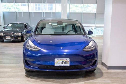 Deep Blue Metallic 2021 Tesla Model 3 Standard Range Plus
