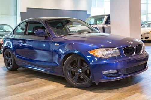 Blue 2011 BMW 128 i