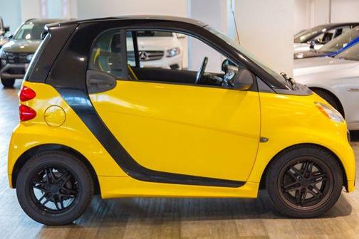Yellow 2013 smart ForTwo Passion