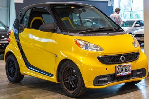 Yellow 2013 smart ForTwo Passion