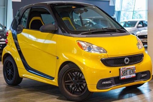 Yellow 2013 smart ForTwo Passion