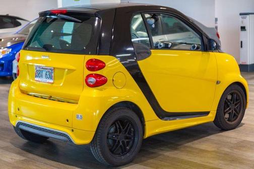 Yellow 2013 smart ForTwo Passion
