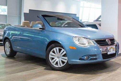 Blue 2007 Volkswagen Eos 2.0T Convertible