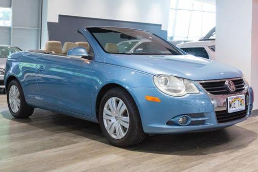 Blue 2007 Volkswagen Eos 2.0T Convertible