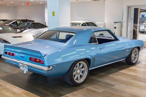 Blue 1969 Chevrolet Camaro RESTO-MOD