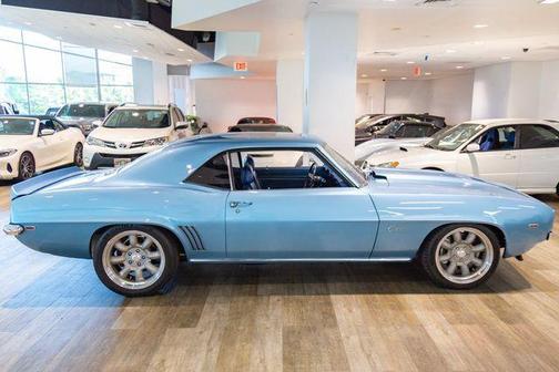 Blue 1969 Chevrolet Camaro RESTO-MOD