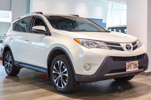 Blizzard Pearl 2015 Toyota RAV4 Limited