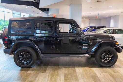 Black Clearcoat 2023 Jeep Wrangler 4xe Sahara