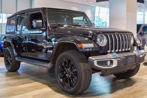 Black Clearcoat 2023 Jeep Wrangler 4xe Sahara