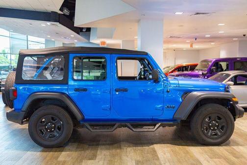 Hydro Blue Pearlcoat 2023 Jeep Wrangler Sport