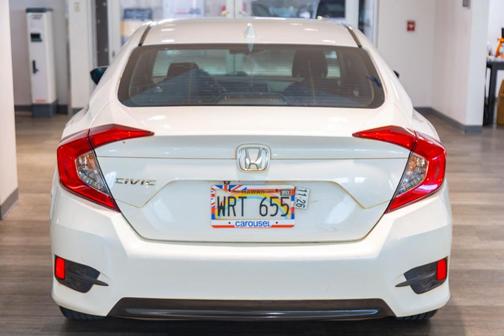White 2017 Honda Civic EX