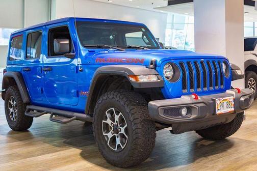 Hydro Blue Pearlcoat 2021 Jeep Wrangler Unlimited Rubicon
