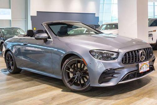 Gray Metallic 2021 Mercedes-Benz AMG E 53 Base 4MATIC Convertible