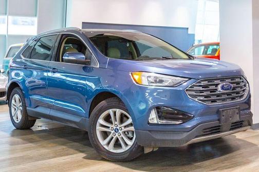 Blue Metallic 2019 Ford Edge SEL