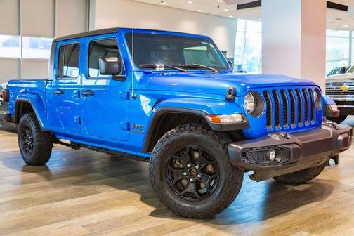 Hydro Blue Pearlcoat 2021 Jeep Gladiator Sport