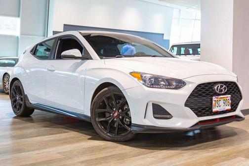 Chalk White 2019 Hyundai Veloster Turbo R-Spec Hatchback