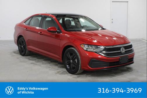 Kings Red Metallic 2022 Volkswagen Jetta 1.5T SE