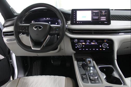 Radiant White/Black Obsidian 2026 INFINITI QX60 AUTOGRAPH