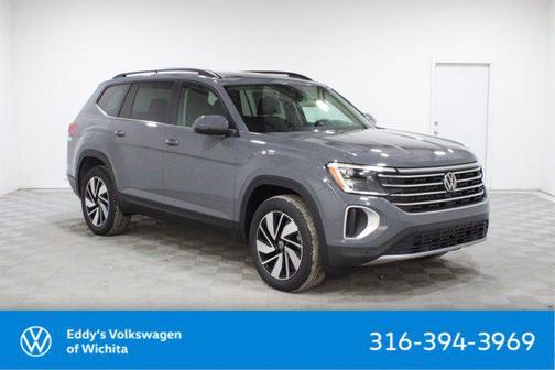 Pure Gray 2026 Volkswagen Atlas 2.0T SE w/Technology 4MOTION