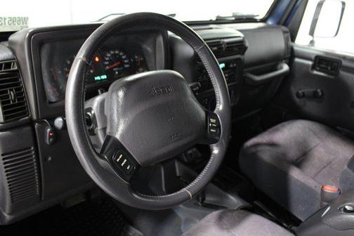 Blue 2002 Jeep Wrangler X