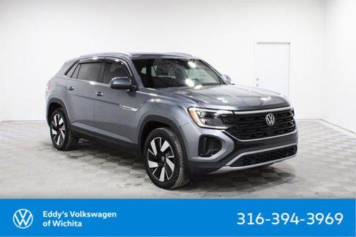 Gray 2024 Volkswagen Atlas Cross Sport 2.0T SE w/Technology 4MOTION