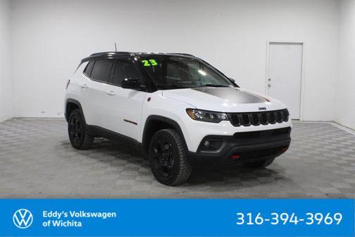 Bright White Clearcoat 2023 Jeep Compass Trailhawk