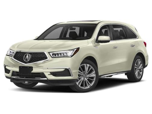 White Diamond Pearl 2018 Acura MDX Sport Hybrid w/Advance Package