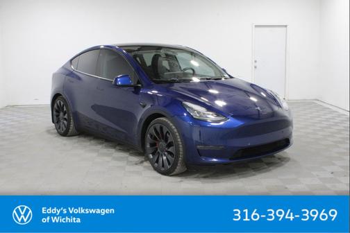 Deep Blue Metallic 2020 Tesla Model Y Performance Dual Motor All-Wheel Drive