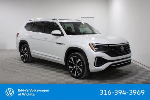 Opal White Pearl 2024 Volkswagen Atlas 2.0T SEL Premium R-Line 4MOTION