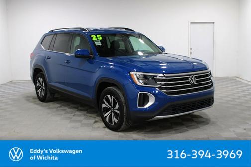 Mountain Lake Blue Metallic 2025 Volkswagen Atlas 2.0T SE