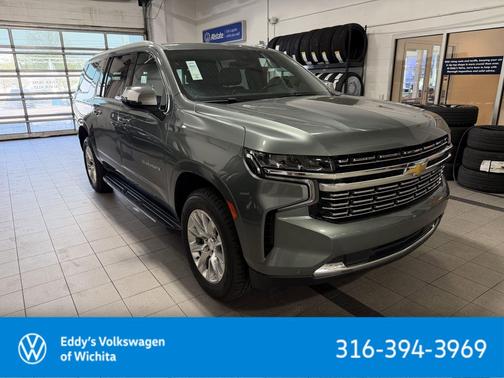 Silver Sage Metallic 2023 Chevrolet Suburban Premier
