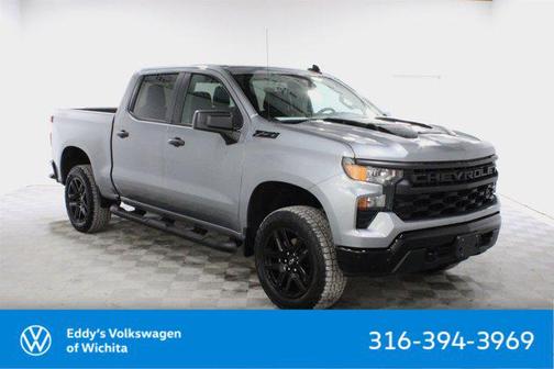 Sterling Gray Metallic 2024 Chevrolet Silverado 1500 Custom Trail Boss