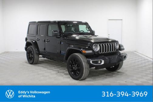 Black Clearcoat 2025 Jeep Wrangler 4xe Sahara