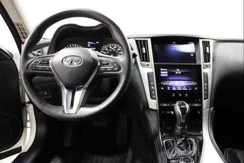 Majestic White 2023 INFINITI Q50 3.0t LUXE