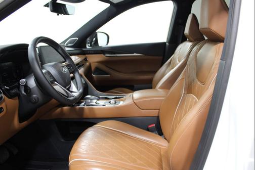 Majestic White/Black Obsidian 2024 INFINITI QX60 AUTOGRAPH