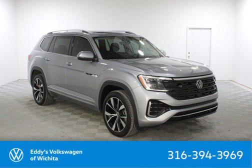 Silver Mist Metallic 2024 Volkswagen Atlas 2.0T SEL Premium R-Line 4MOTION