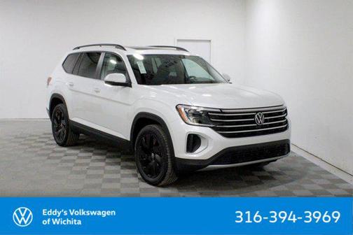 OPAL WHITE 2026 Volkswagen Atlas 2.0T SE w/Technology 4MOTION