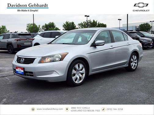 Alabaster Silver Metallic 2009 Honda Accord EX-L