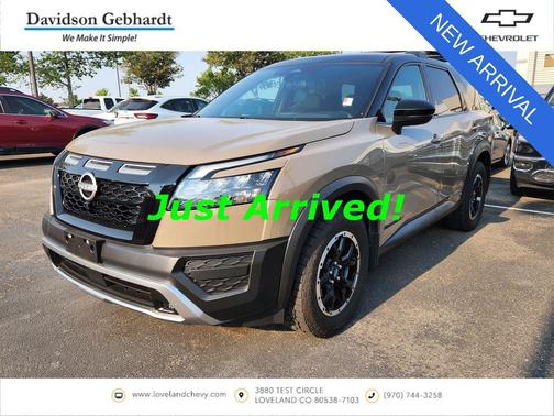 Baja Storm/Super Black Roof 2024 Nissan Pathfinder Rock Creek 4WD