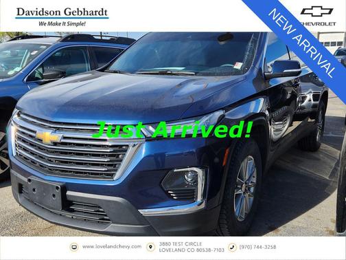Northsky Blue Metallic 2023 Chevrolet Traverse LT Cloth