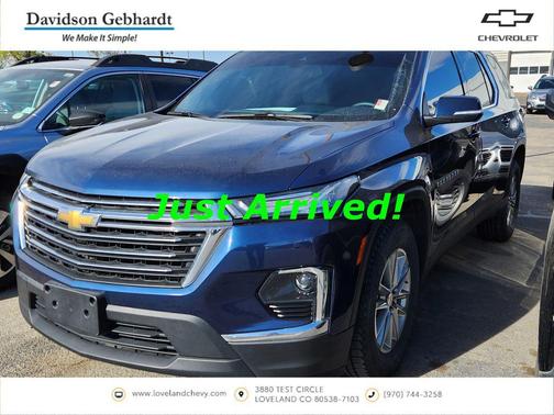 Northsky Blue Metallic 2023 Chevrolet Traverse LT Cloth