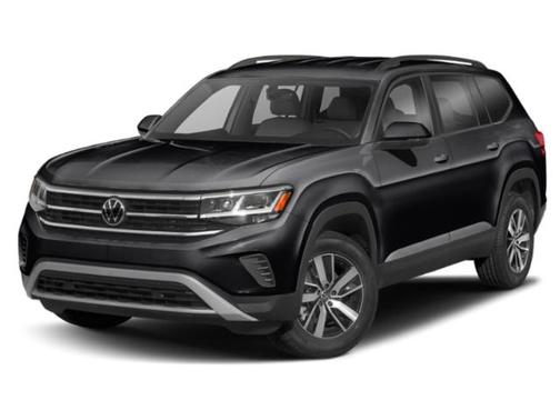 Deep Black Pearl 2022 Volkswagen Atlas 3.6L SE w/Technology